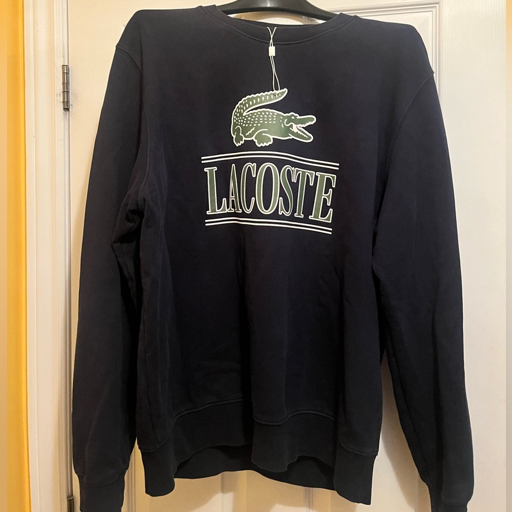 *15% Off* All Sweaters (Lacoste Unisex Navy Classic Fit Pullover)